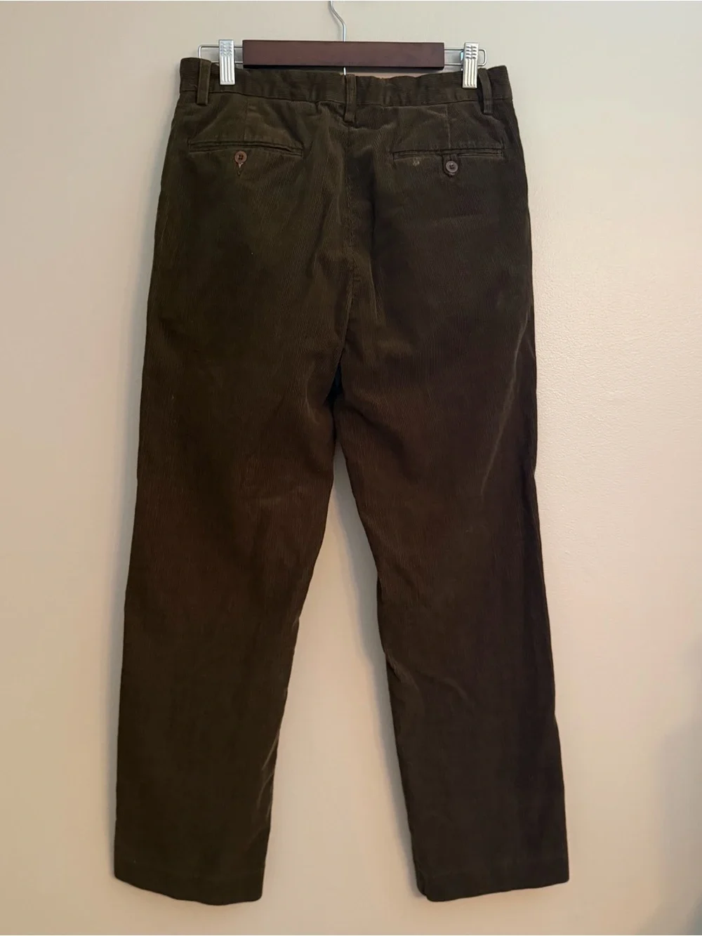 Polo Ralph Lauren Men’s Brown Corduroy Pants 30x30 Classic Straight Leg
